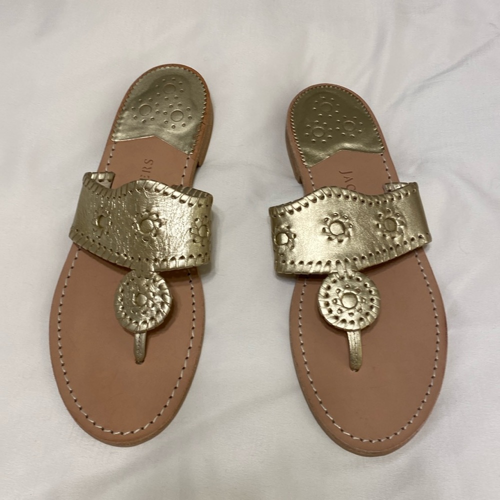 Gold Jack Rogers Sandal 10.5